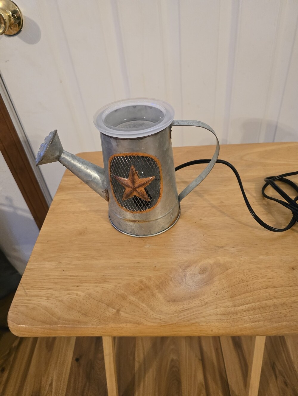Scentsy Watering Can with Rustic Star Detail
